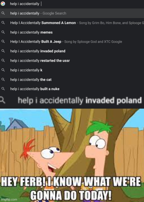 bruh | image tagged in hey ferb,help i accidentally | made w/ Imgflip meme maker