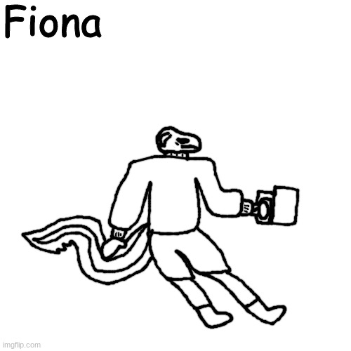 constantly tired frilled shark woman | Fiona | made w/ Imgflip meme maker