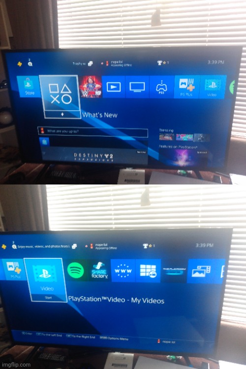 stuff on my new ps4 | made w/ Imgflip meme maker