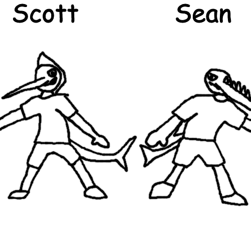 Scott and Sean Blank Meme Template