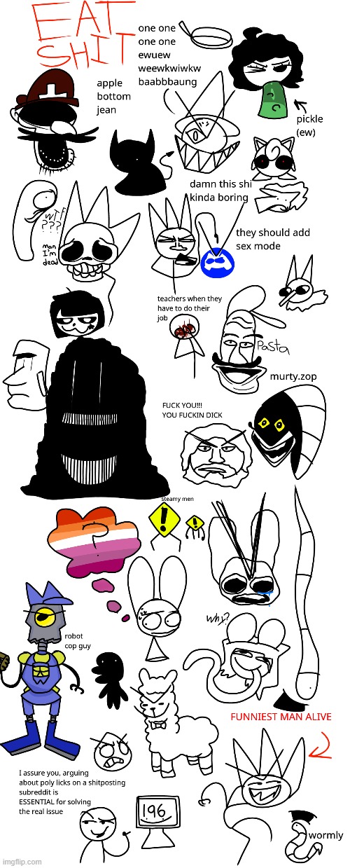 slightly angry 2 am doodles | made w/ Imgflip meme maker