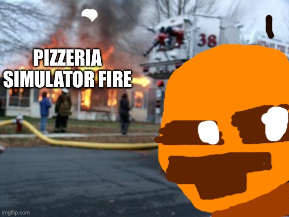 I’m trying my best to use the draw. | PIZZERIA SIMULATOR FIRE | image tagged in memes,disaster girl | made w/ Imgflip meme maker