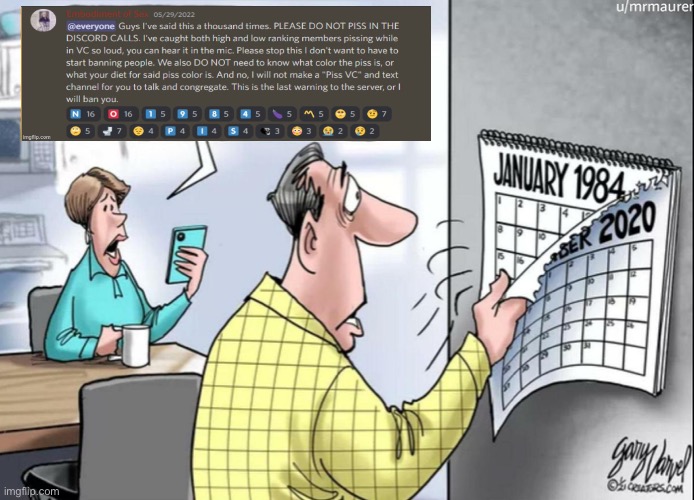 1984 Calendar | image tagged in 1984 calendar | made w/ Imgflip meme maker