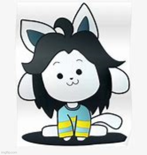 Just a temmie being temmie | image tagged in temmie | made w/ Imgflip meme maker