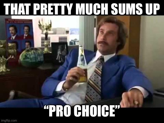Well That Escalated Quickly Meme | THAT PRETTY MUCH SUMS UP “PRO CHOICE” | image tagged in memes,well that escalated quickly | made w/ Imgflip meme maker