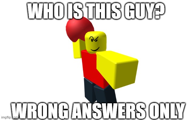 Wrong answers only | WHO IS THIS GUY? WRONG ANSWERS ONLY | image tagged in white screen | made w/ Imgflip meme maker
