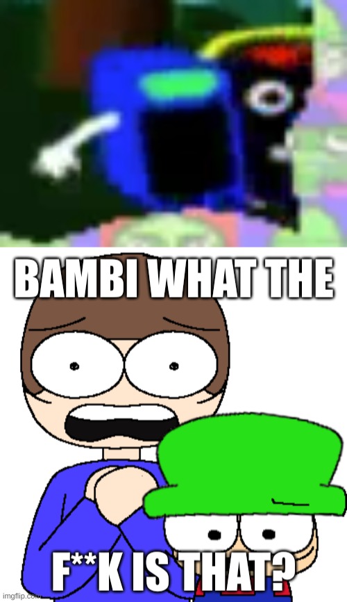 https://www.kapwing.com/videos/6356098b65202700c1f5884b | image tagged in bambi what the f k is that,idk,stuff,s o u p,carck | made w/ Imgflip meme maker