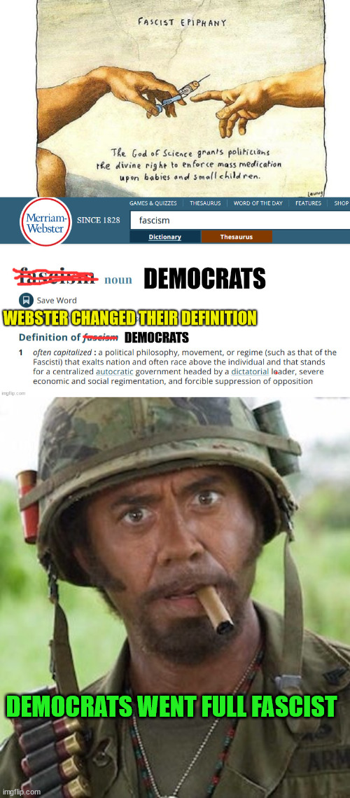 It's pretty clear what's happening to America under democrats... | DEMOCRATS WENT FULL FASCIST | image tagged in never go full,fascist,democrats | made w/ Imgflip meme maker