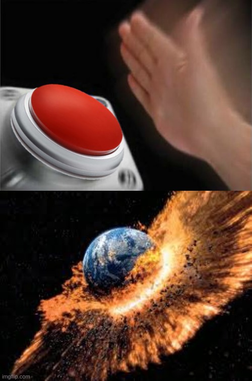 High Quality Exploding Planet Blank Meme Template
