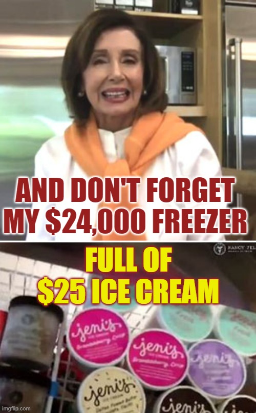 AND DON'T FORGET MY $24,000 FREEZER FULL OF $25 ICE CREAM | made w/ Imgflip meme maker