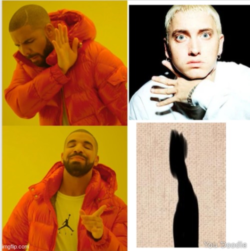 the real slim shady | image tagged in slim shady nah | made w/ Imgflip meme maker