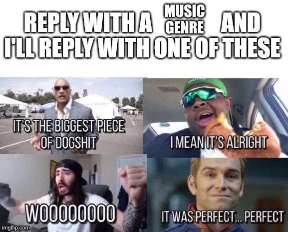 not gonna do this now I'm busy | MUSIC GENRE | made w/ Imgflip meme maker