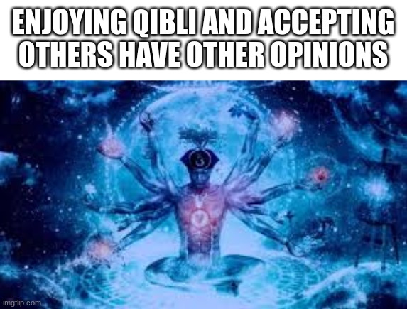 Biggest Brain Of Them All | ENJOYING QIBLI AND ACCEPTING OTHERS HAVE OTHER OPINIONS | image tagged in biggest brain of them all | made w/ Imgflip meme maker