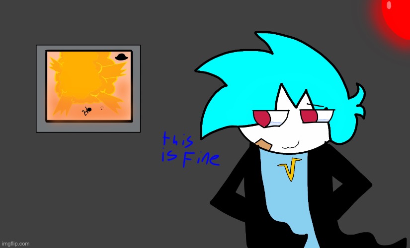 Mayday! [going down] I dunno but I made a mid teir instrumental and I drew over it | made w/ Imgflip meme maker
