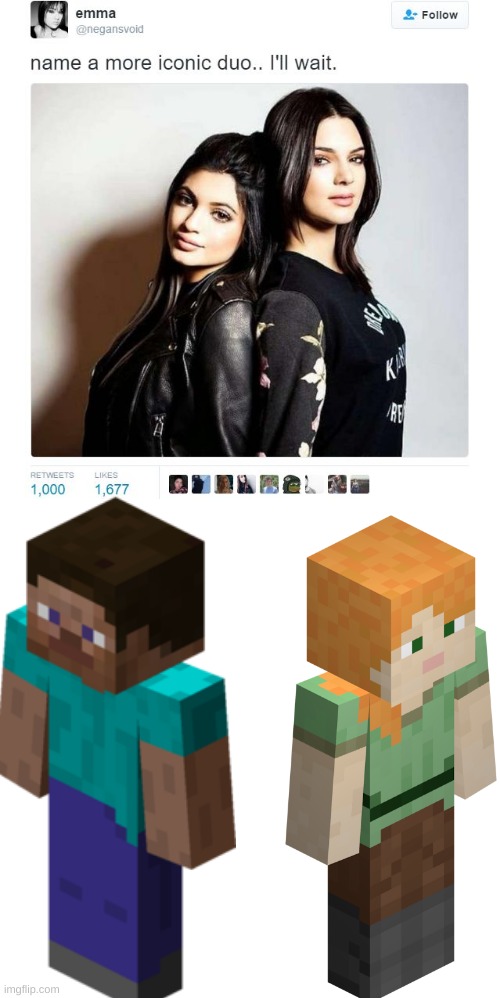 Name a More Iconic Duo | image tagged in name a more iconic duo | made w/ Imgflip meme maker
