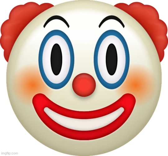 Clown emoji | image tagged in clown emoji | made w/ Imgflip meme maker
