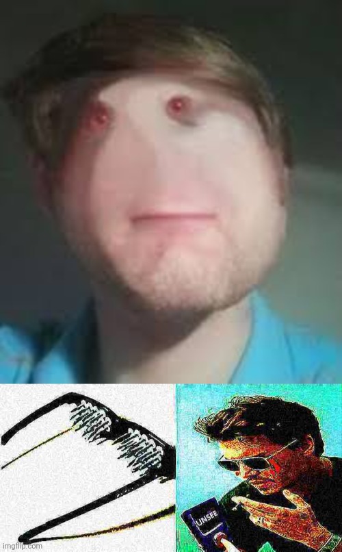Cursed face | image tagged in unsee spike glasses deep-fried 3,cursed image,memes,cursed,face,meme | made w/ Imgflip meme maker
