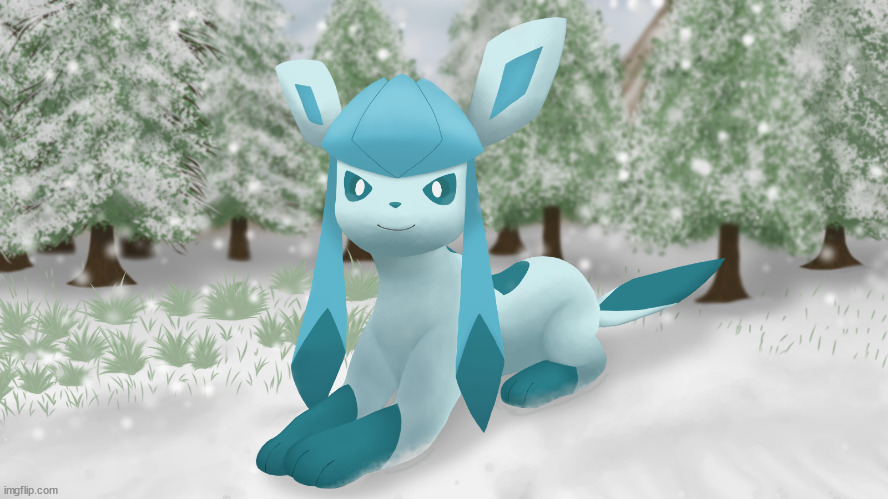 image tagged in glaceon | made w/ Imgflip meme maker