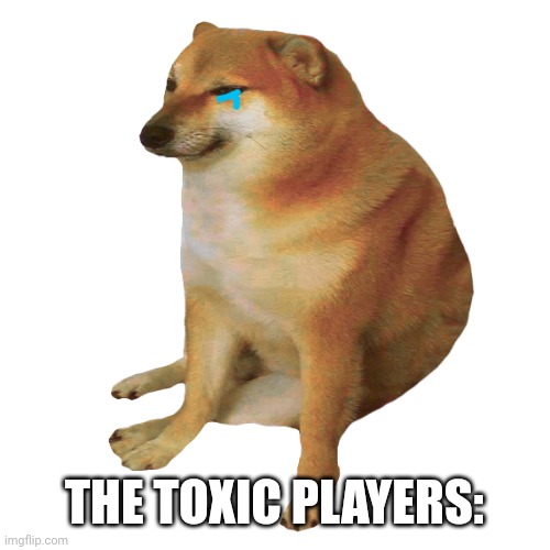 cheems | THE TOXIC PLAYERS: | image tagged in cheems | made w/ Imgflip meme maker