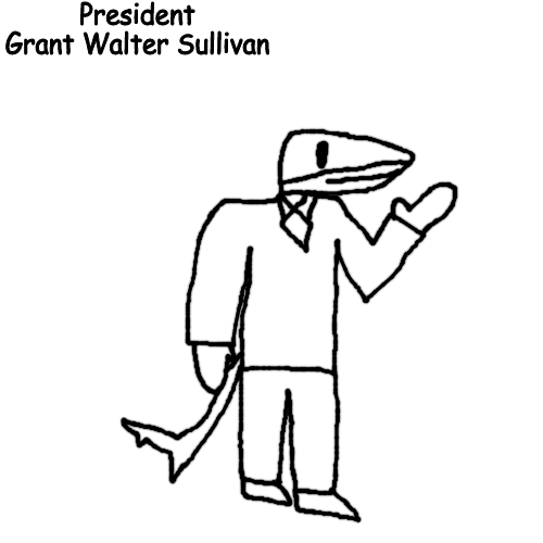 High Quality President Grant Walter Sullivan Blank Meme Template