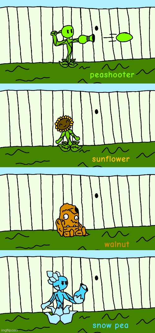 I redrew plants from pvz, I might do more | image tagged in plants vs zombies | made w/ Imgflip meme maker