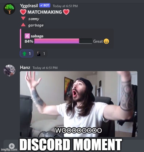DISCORD MOMENT | made w/ Imgflip meme maker