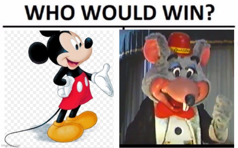 Mickey vs chuckie | image tagged in memes,who would win,funny memes | made w/ Imgflip meme maker