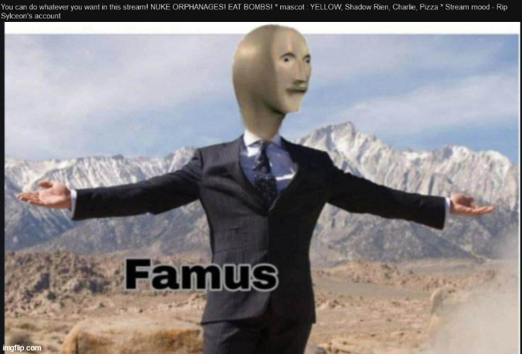 image tagged in stonks famus | made w/ Imgflip meme maker
