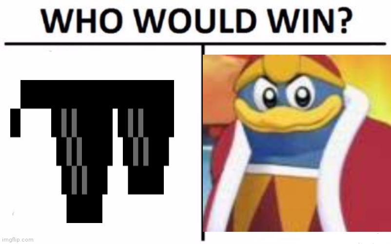 Shades vs king Dedede | image tagged in memes,who would win,funny memes | made w/ Imgflip meme maker