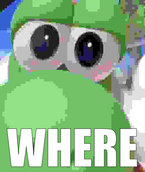 Yoshi Where Blank Meme Template