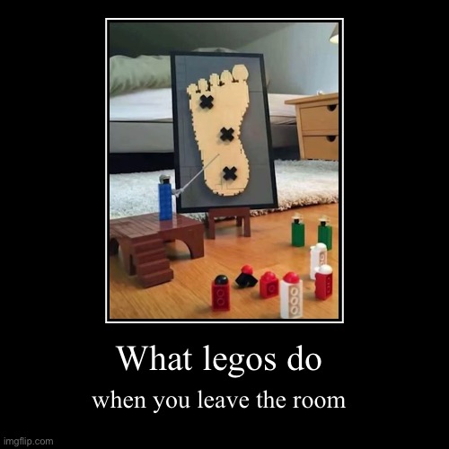 Legos | image tagged in memes,sleeping shaq | made w/ Imgflip demotivational maker