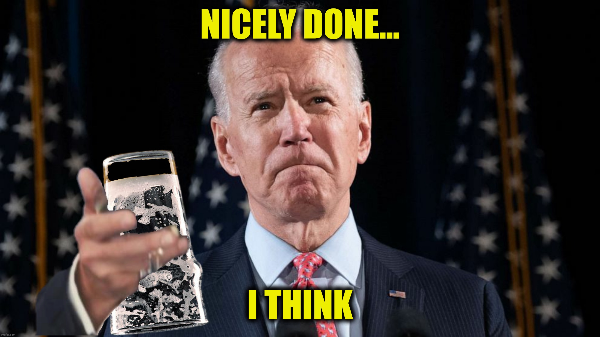NICELY DONE... I THINK | made w/ Imgflip meme maker