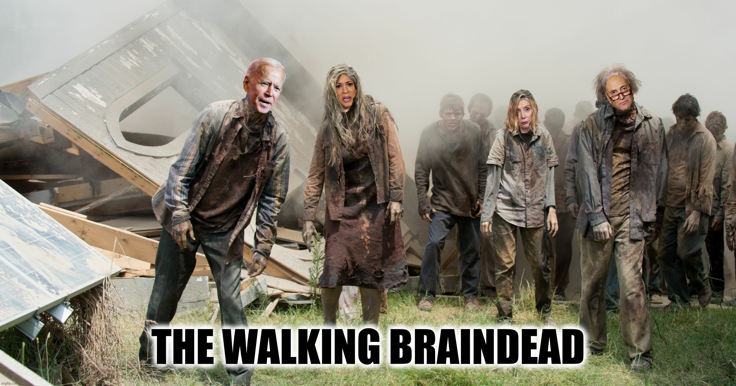 THE WALKING BRAINDEAD | made w/ Imgflip meme maker