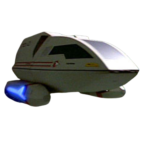 High Quality Star Trek Shuttlecraft Transparent Background Blank Meme Template