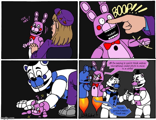 This makes no sense what so ever- | image tagged in why,what,is,this,fnaf sister location,idk | made w/ Imgflip meme maker