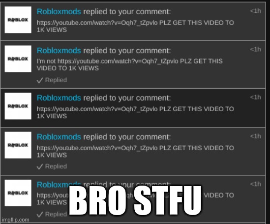 BRO STFU | made w/ Imgflip meme maker