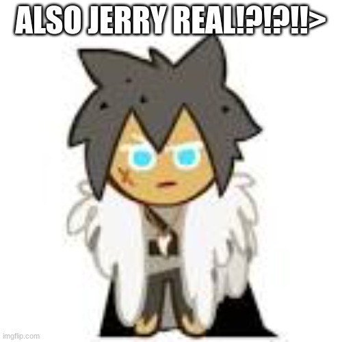  NOT ME NOT | ALSO JERRY REAL!?!?!!> | image tagged in cookie run kingdom,cookie run,jerry real,not jerry real | made w/ Imgflip meme maker
