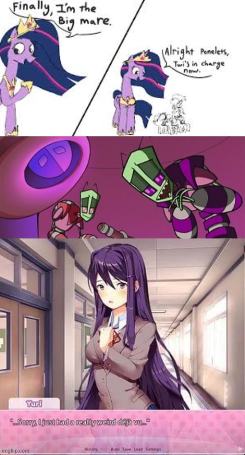 I feel like I've seen the MLP econ before...hmmm | image tagged in it's not stupid it's advanced,yuri ddlc deja vu | made w/ Imgflip meme maker