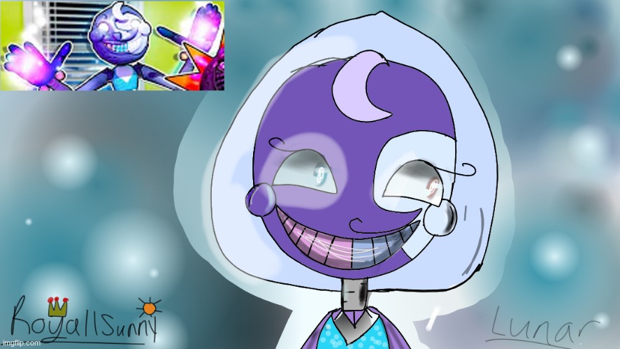 I drew Lunar's new design (its bad ik-) | made w/ Imgflip meme maker