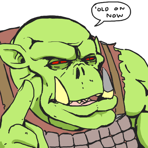High Quality Confused Ork Blank Meme Template