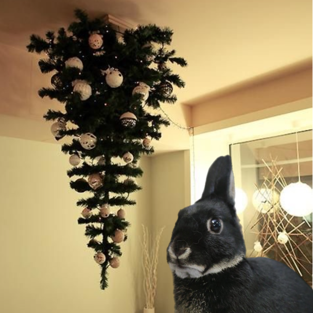 High Quality bunny christmas Blank Meme Template