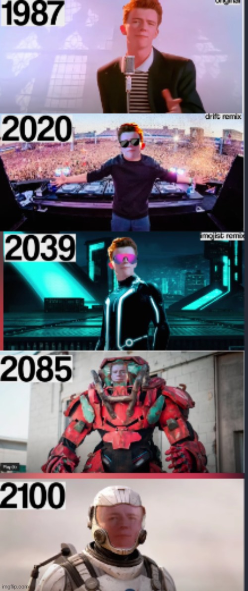 rickroll becoming futuristic | image tagged in becoming future | made w/ Imgflip meme maker