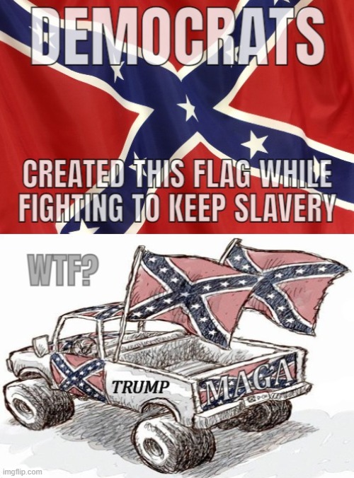 dont make much sense do it? | image tagged in loser,confederate flag,retarded,conservative logic,conservative hypocrisy,nazis everywhere | made w/ Imgflip meme maker