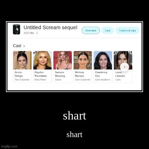 scream 6 | image tagged in demotivationals | made w/ Imgflip demotivational maker