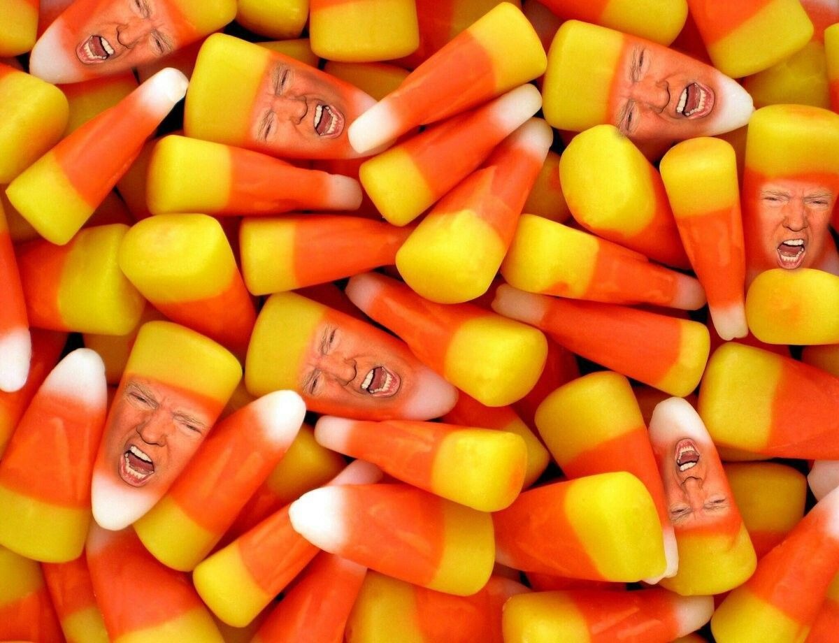 Make Halloween Candy Great Again | image tagged in maga,halloween,candy corn,maga corn,children of the corn | made w/ Imgflip meme maker