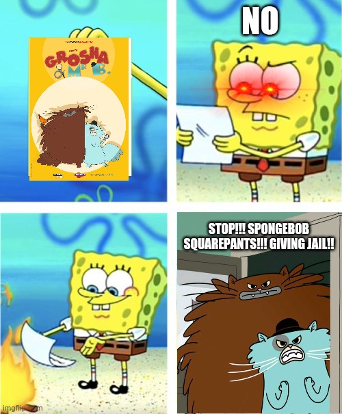 Spongebob Vs Grosha And Mr B - Imgflip