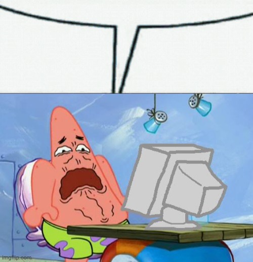 Image tagged in nerd ufo,patrick star internet disgust - Imgflip