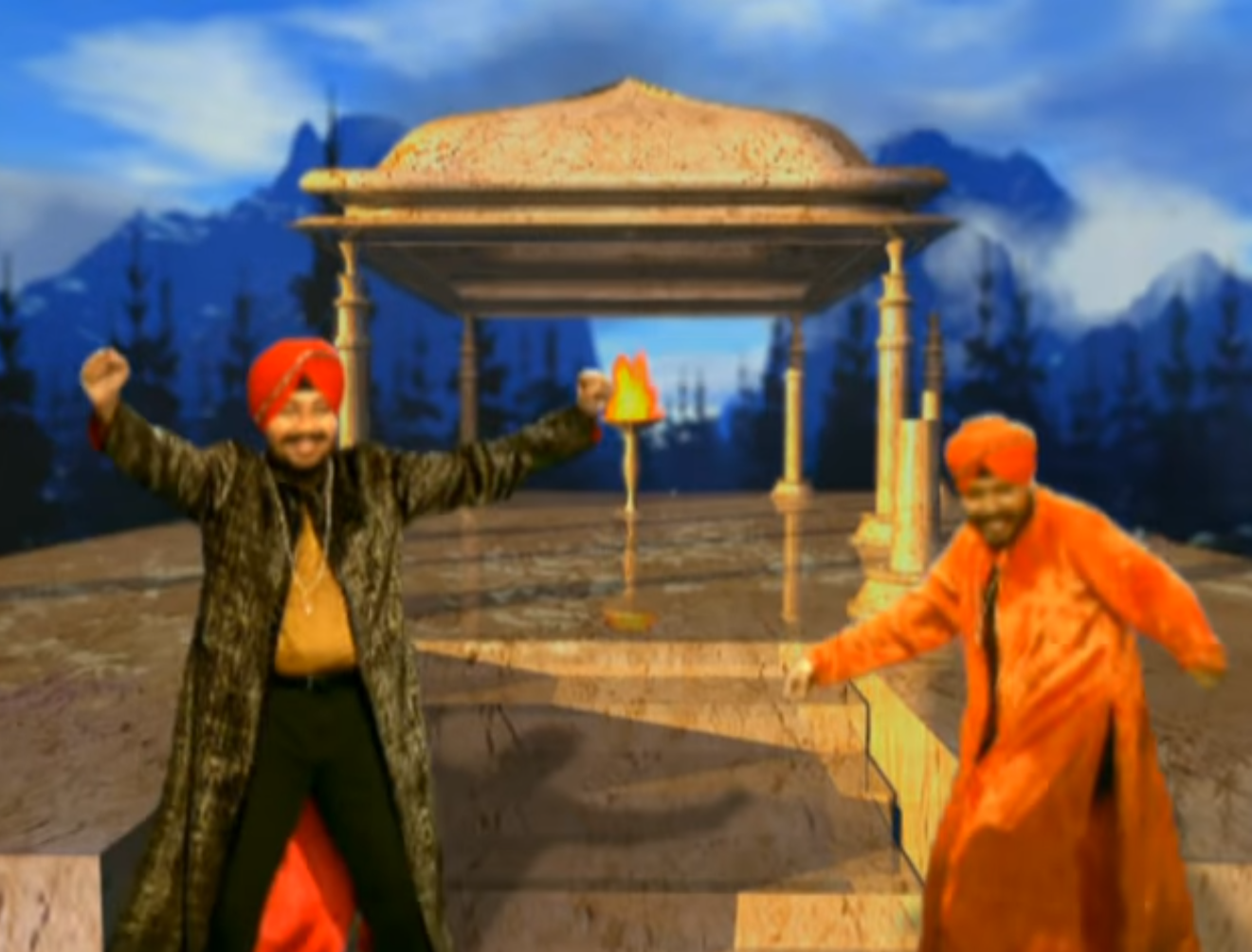 Daler mehndi tunak tunak Blank Meme Template