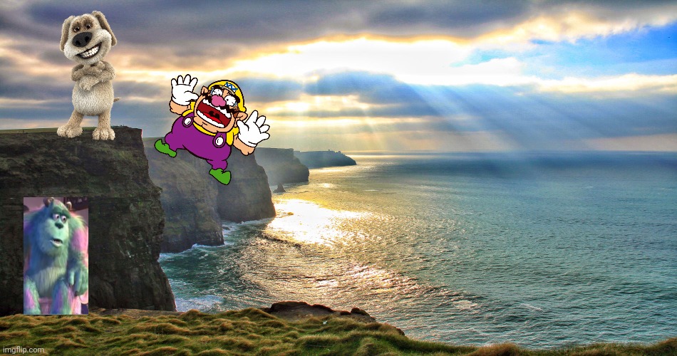 Cliffs of Moher Ireland | image tagged in cliffs of moher ireland | made w/ Imgflip meme maker