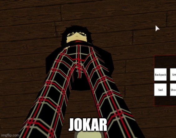 Joker From Persona 5 | JOKAR | image tagged in persona 5,joker,funny,meme | made w/ Imgflip meme maker